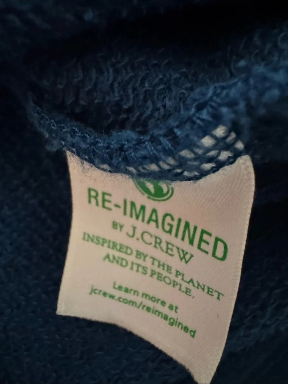 J. Crew Navy Blue Crew Sweatshirt